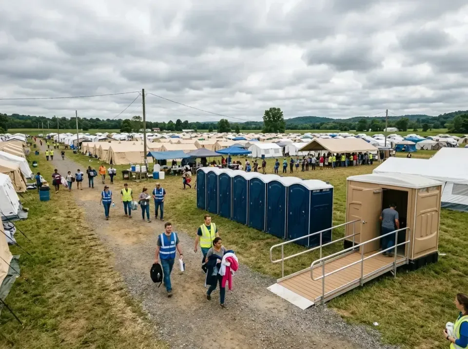 disaster-relief-camp-restrooms-010 — frequently asked questions, Dumpster & Portable Bathrooms Rental in Bentonville, AR